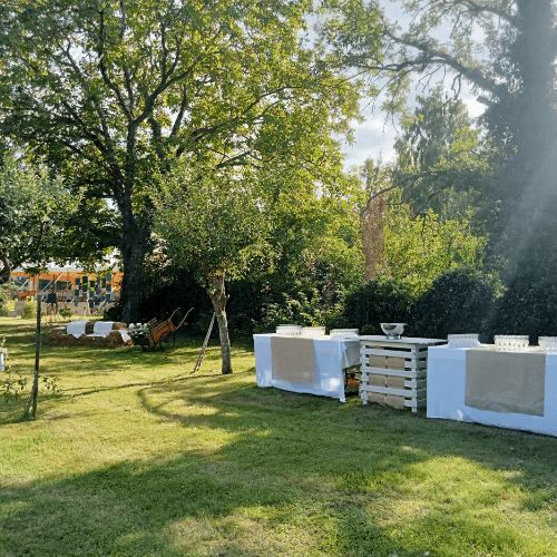 Jardin de réception