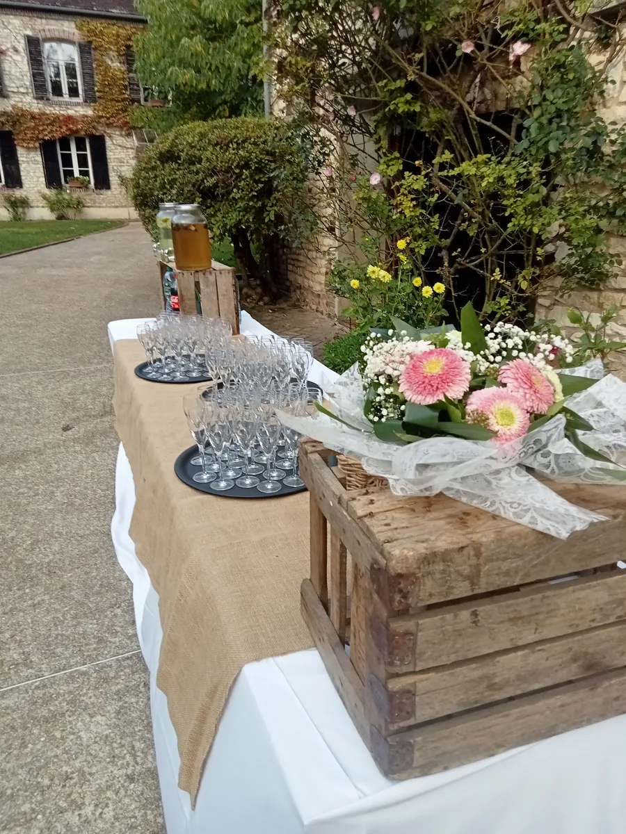 Bar champêtre en bois