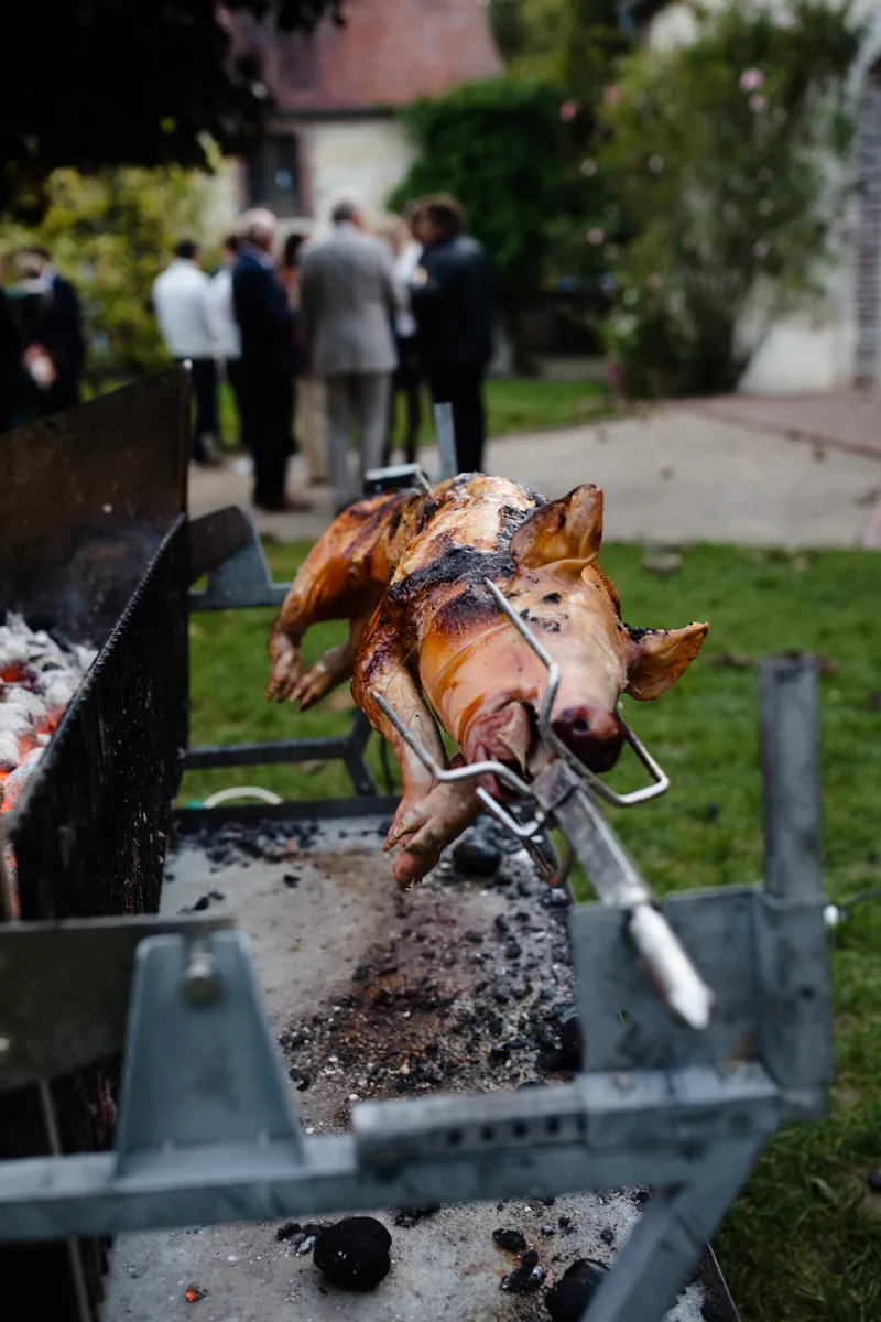 Cochon rôti mariage
