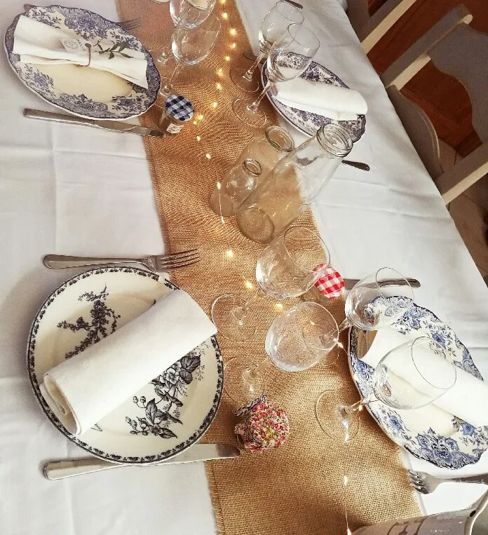 Table vintage champêtre