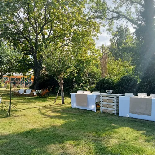 Jardin de réception